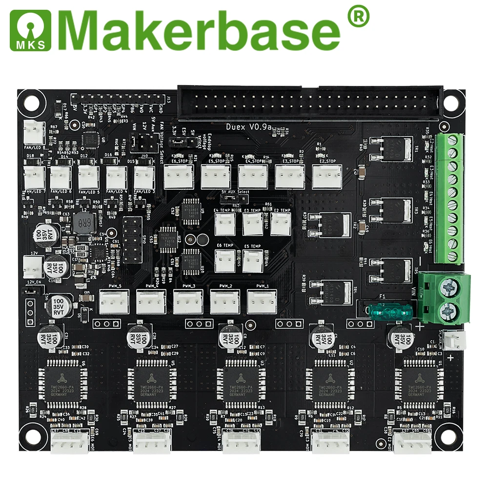 Makerbase 32 бит Клонировали Duet 2 Wi Fi V1.04 Управление доска Duex5 V0.9a с 4 3 или 7 0 Pandue сенсорный