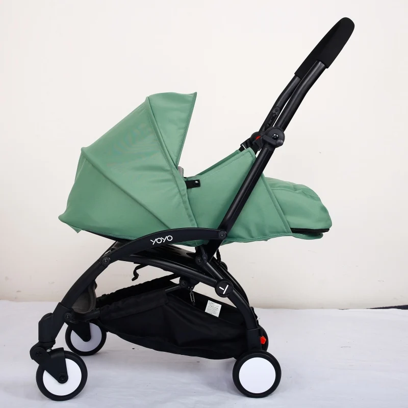 green oribinal cloth Гнездо для новорожденных 0-6 м детская корзина для коляски костюм для yoyo Yoya коляски зимние теплые спальные мешки аксессуары для детской коляски - Цвет: green oribinal cloth