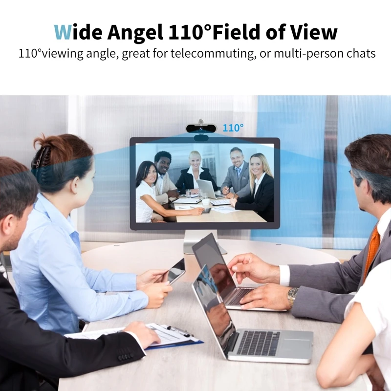 

1080P HD Webcam With Noise Eduction Microphone ,Plug and Play Web Camera,Auto Focus USB Webcam for PC Desktop Laptop