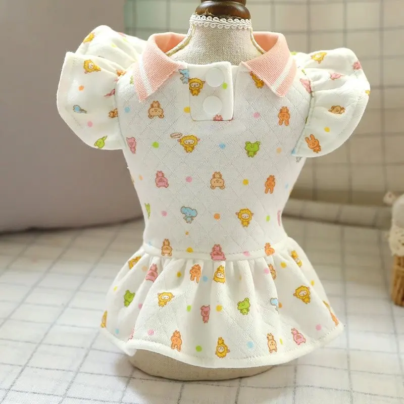 Весенне летняя одежда для собак рубашка домашних животных теплая маленьких