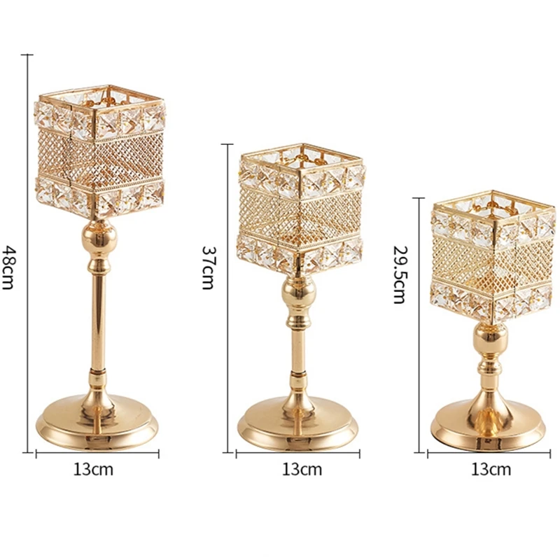 Европейский Декор подсвечник с одной головкой Хрустальная вечеринка СВАДЕБНЫЕ