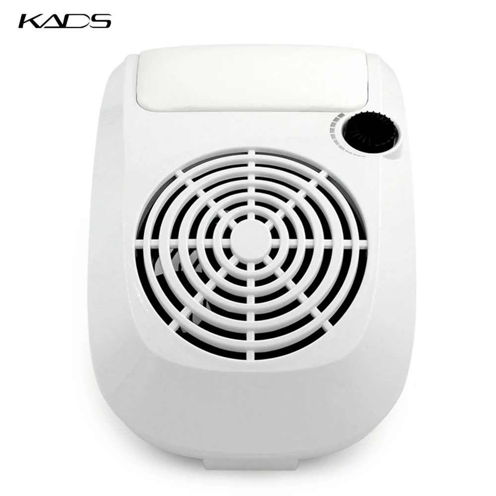 Белый пылесос KADS для ногтей малошумный маникюрный аппарат с высокой мощностью