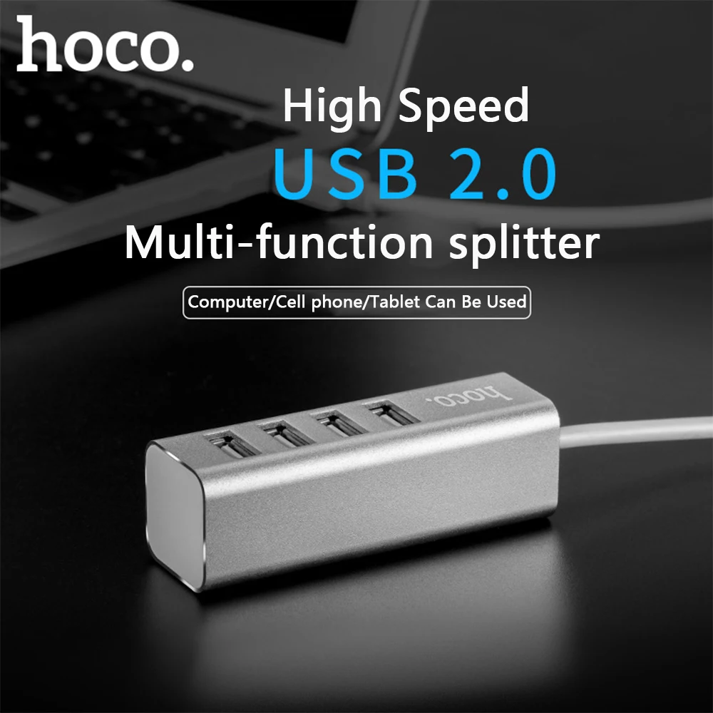 Usb-хаб USB 2 0 концентратор Мульти сплиттер адаптер 4 порта Высокоскоростной