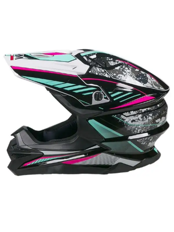 Мотошлем кроссовый AiM JK803 Multicolor (Black/Blue) L | Автомобили и мотоциклы