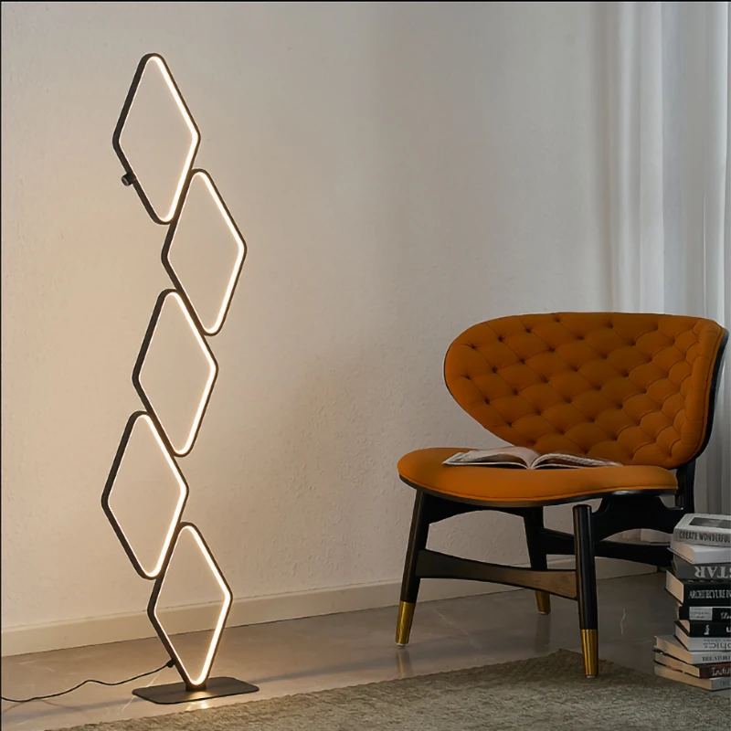 

Nordic Minimalist Art Led Floor Lamp Modern Living Room Home Decor Light Fixture Bedroom Bedside Lamp Indoor Lighting Sofa Lamp