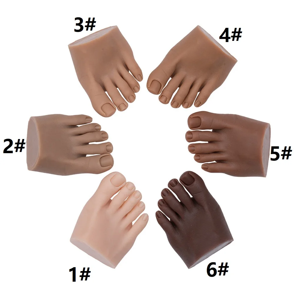 Силиконовая лапка для практики нейл-арта с гибкими пальцами манекен руки |