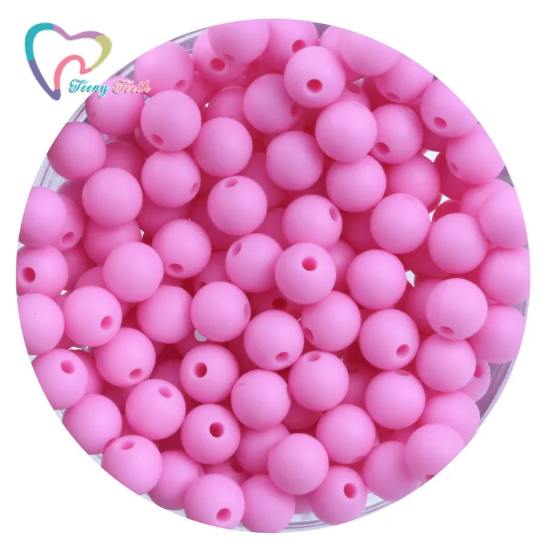 30 шт. 9 мм Силиконовые Круглые шарики бисер ребенок прорезывание зубов мамы