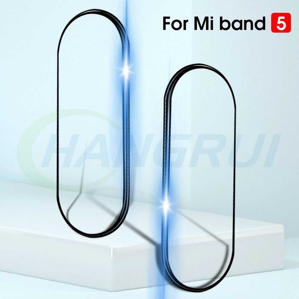 Защитная пленка для экрана Xiaomi Mi band 6 5 полное покрытие Защитное стекло XioMi Miband