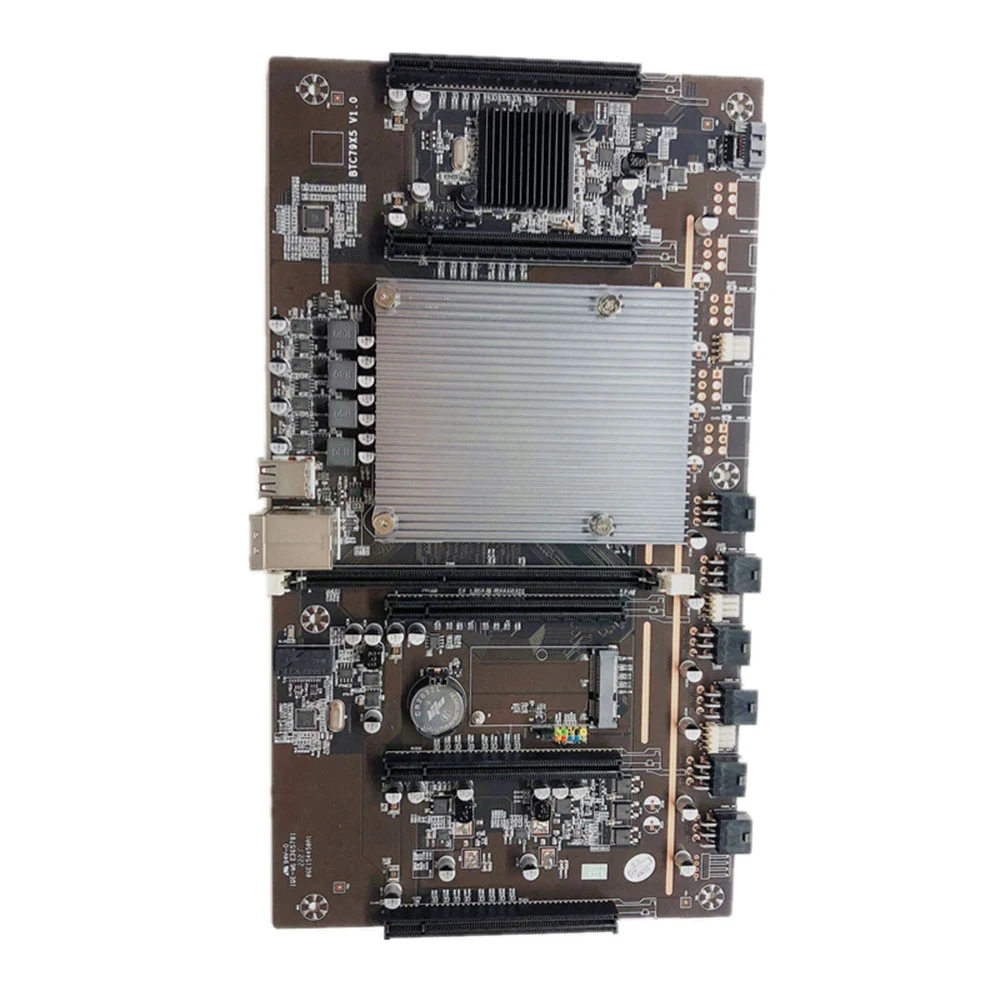 Материнская плата для майнинга BTC разъем ЦП 5 PCIe PCI-E Express 3 0 X8 слоты памяти DDR3