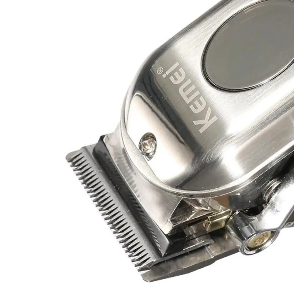 Металлическая электрическая машинка для стрижки волос Kemei KM-2002 триммер ЕС вилка |