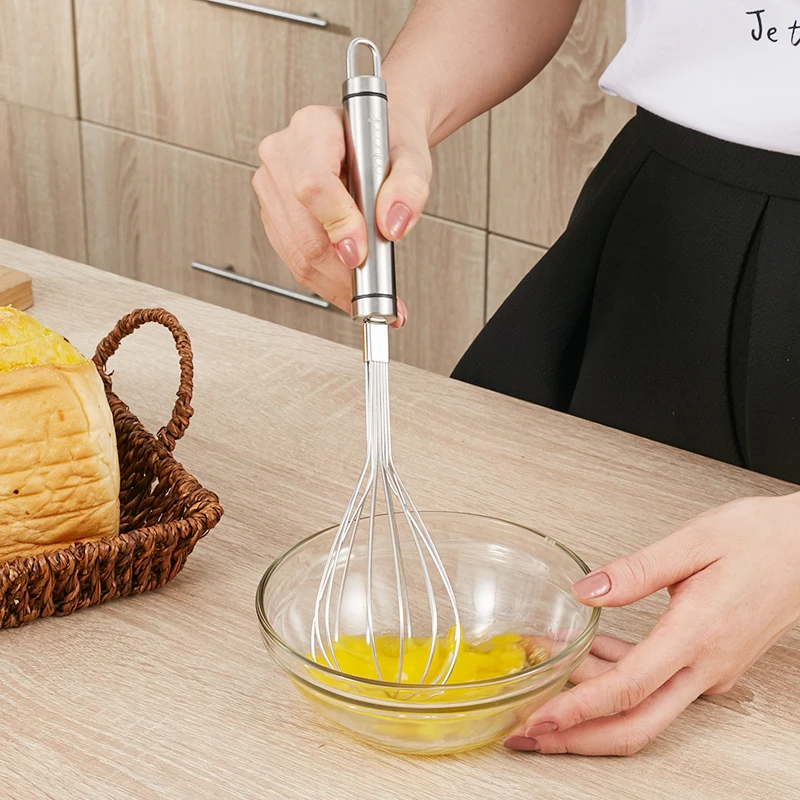 Ручной Миксер для яиц из нержавеющей стали взбивания ручной миксер кухонный крем