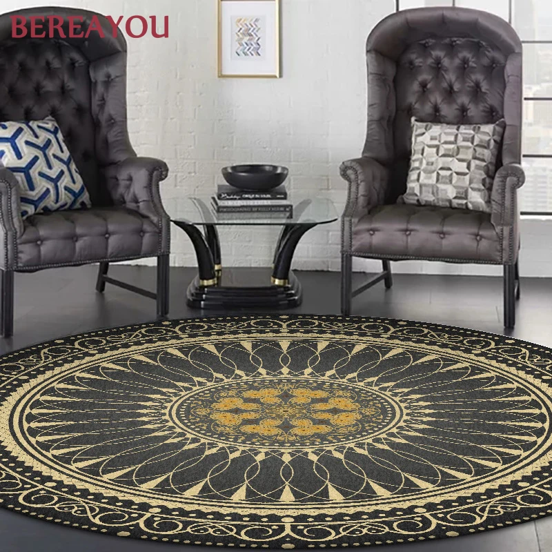 Круглые ковры Марокко ковер для спальни стиль бохо гостиной этнический