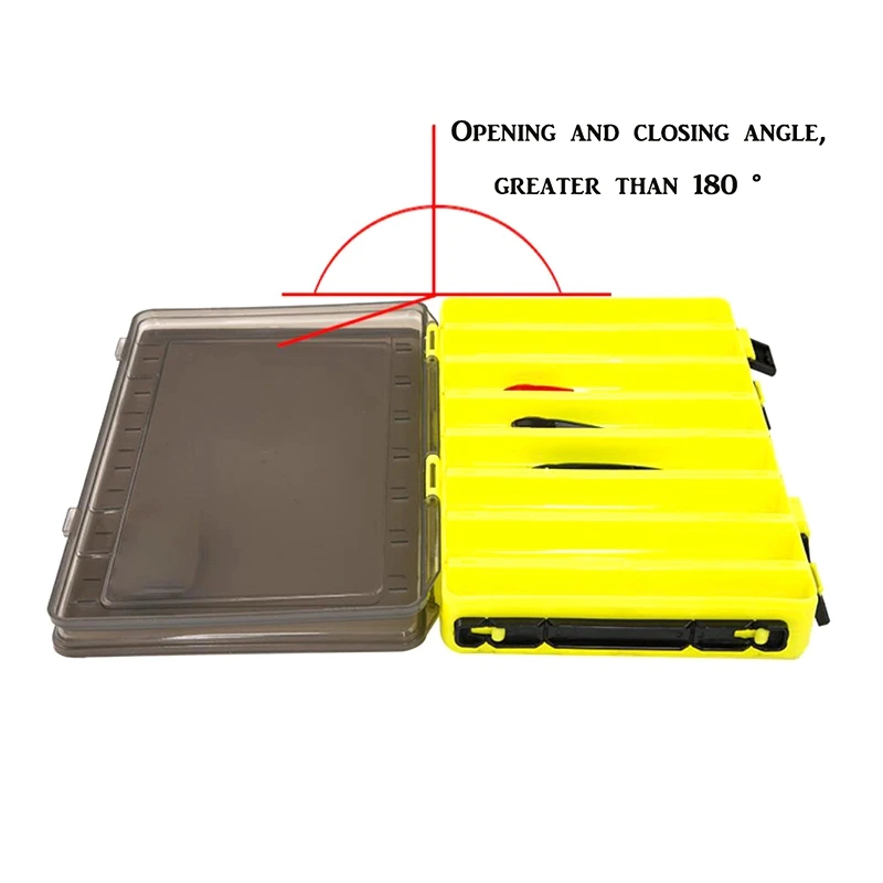 Ящик для приманок для рыбалки двухсторонний снасти Egi Squid Jig Pesca аксессуары зеленые и воздушное отверстие для минноу-креветки Бай он.