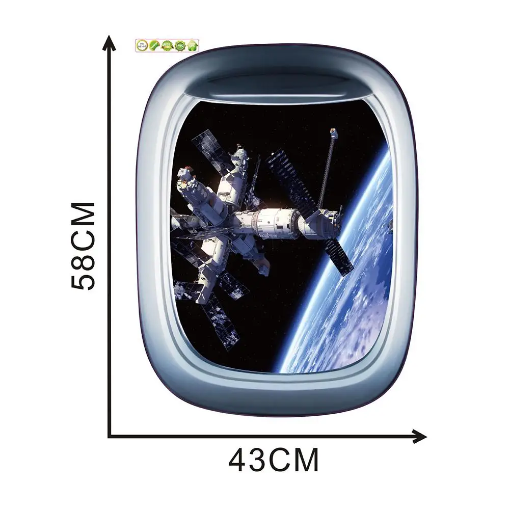 

New Arrival!!! Planet Spaceship Removable Wall Sticker Decal Mural Art Home Living Room Decor