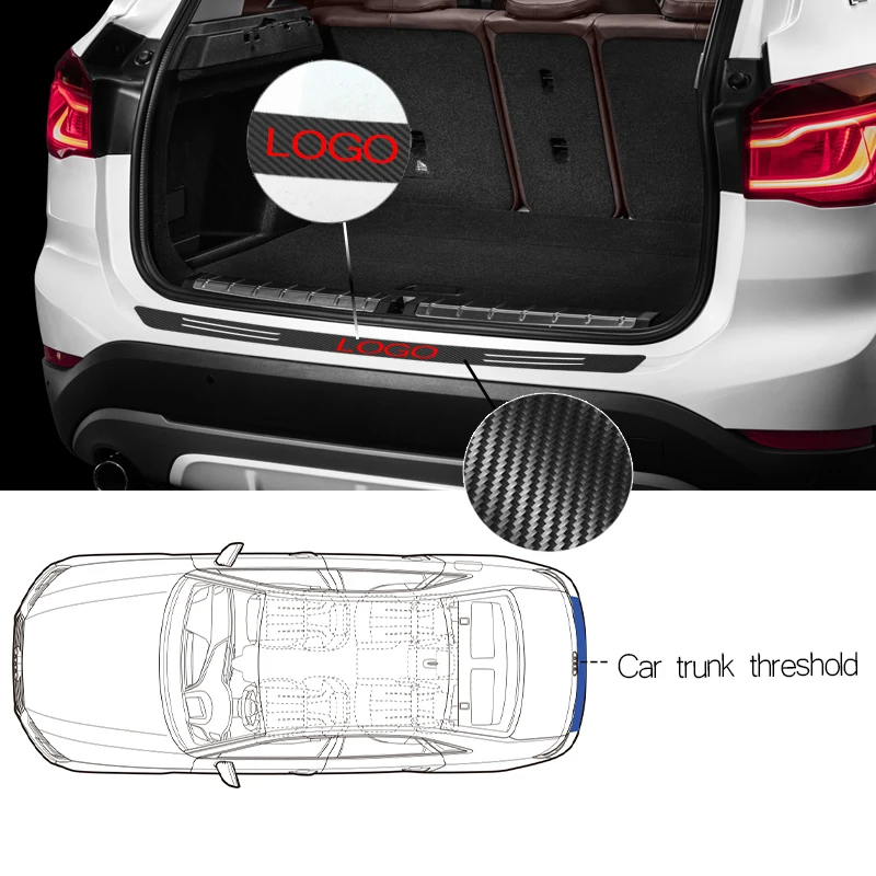 Защитная Наклейка на багажник автомобиля из углеродного волокна для Nissan X-TRAIL X TRAIL