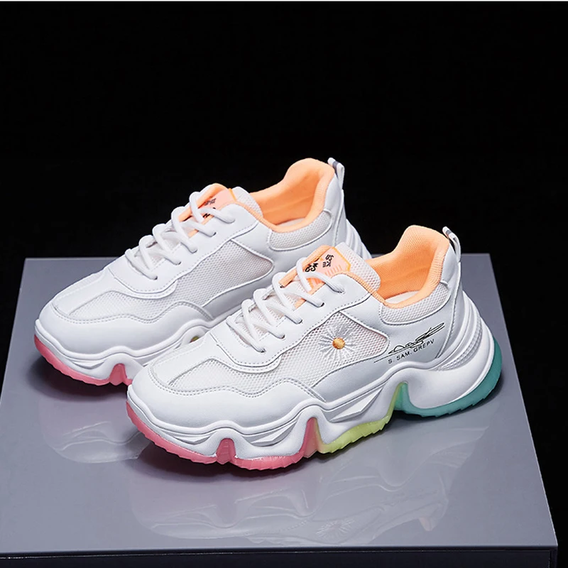 Женские кроссовки для бега Xiaying Smile осенние спортивные размера плюс 35 40 2020|Беговая