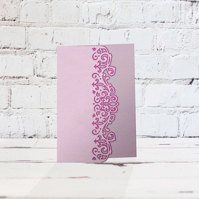 Новинка 2020 Лидер продаж красивый цветочный кружевной баннер металлические