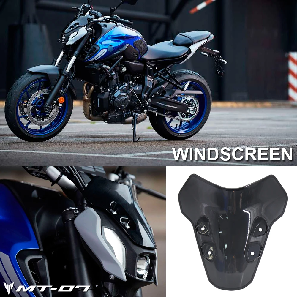 Новые аксессуары для мотоциклов Yamaha MT07 MT 07 2021 ветровое стекло дефлекторы