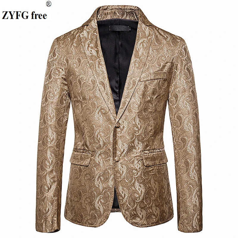 Мужские повседневные Костюмы и блейзеры мужские костюмы с цветочной вышивкой