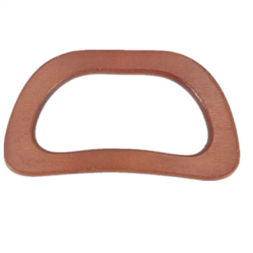 

1pc Nature Wooden Bag Handle Replacement Diy Handbag Tote Handles O Bag Handles Purse Bags Classic Straps Bags Accessories