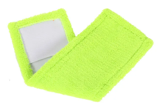 green Домашний коврик для уборки кораллового бархата, сменная насадка для уборки, подходит для уборки пола, мягкая текстура, практичная - Цвет: green
