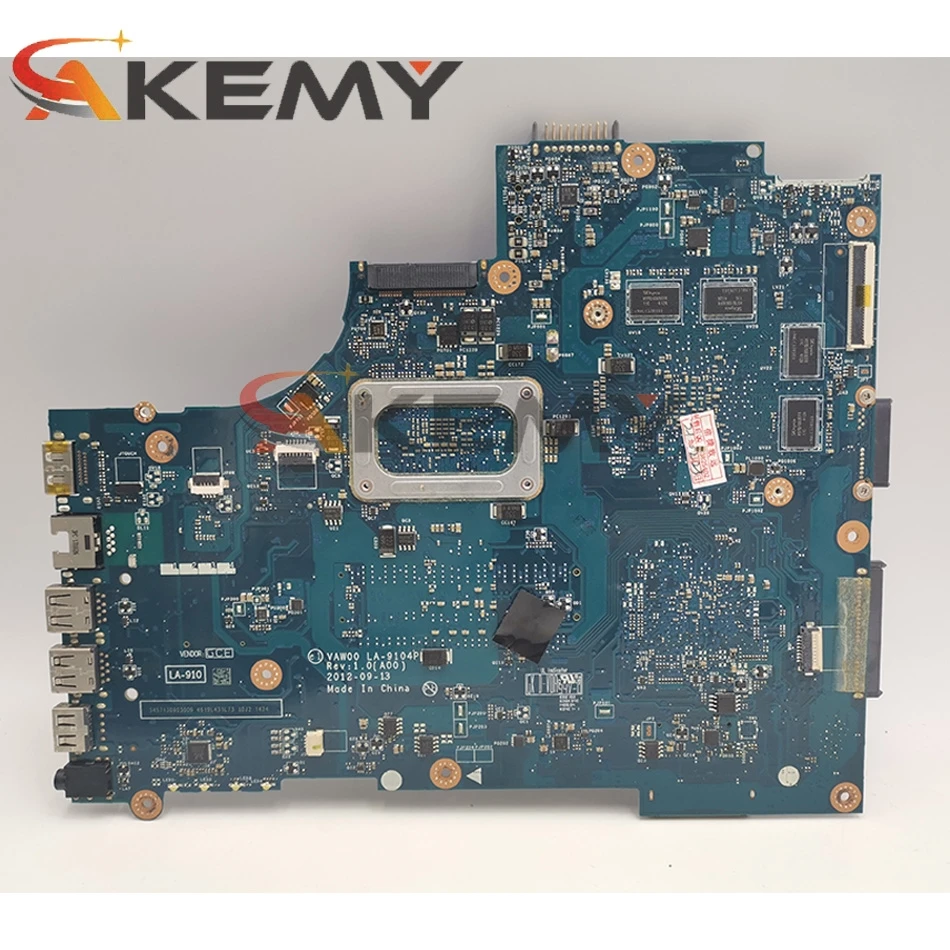 Оригинальная материнская плата для ноутбука DELL Inspiron 15R 3521 5521 Core I5 CN-0TPX0T 0TPX0T VAW00