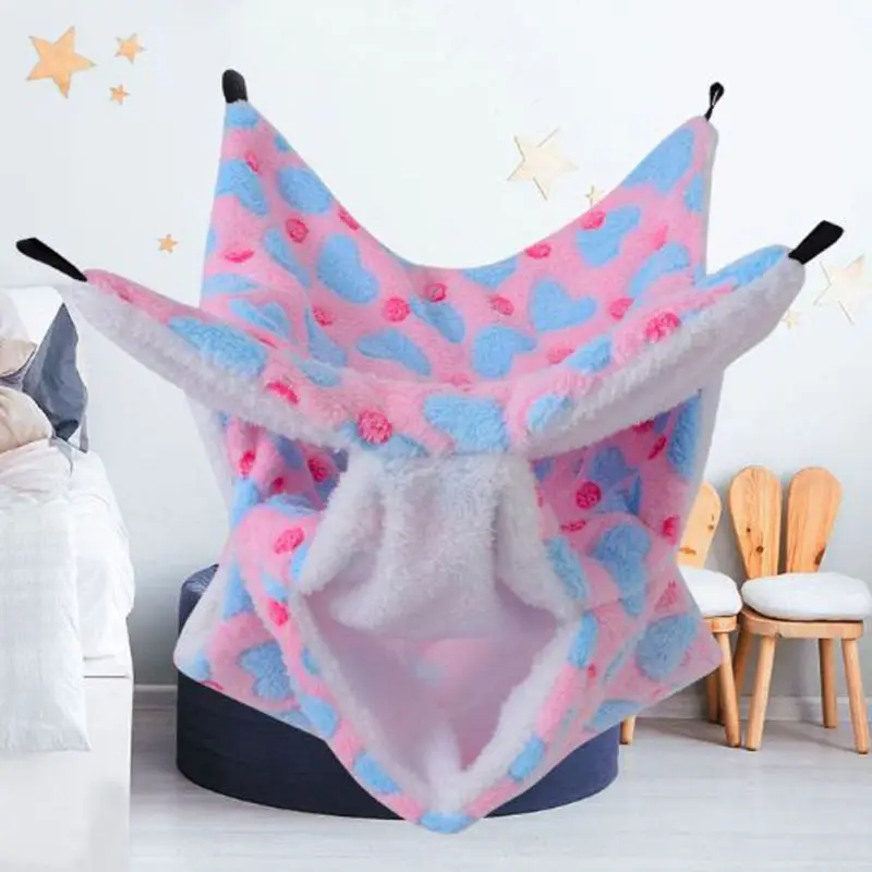 Теплый Гамак для хомяка крыса искусственный дом белка морская свинка