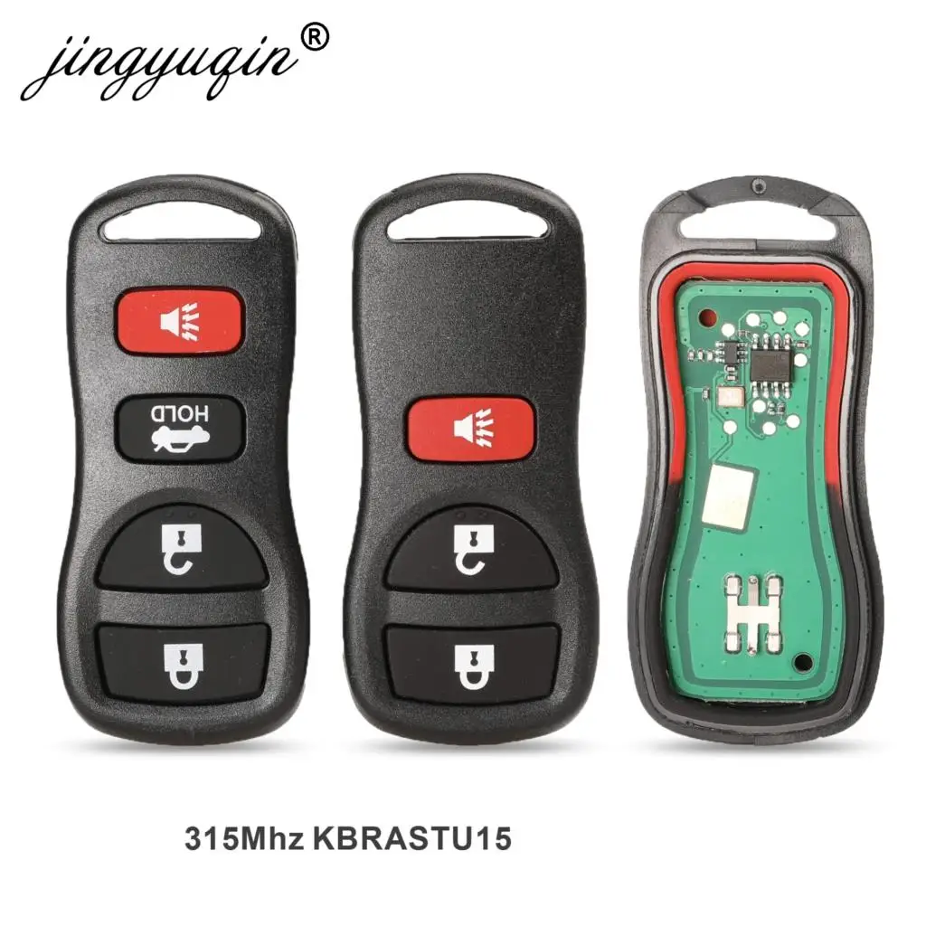 Jingyuqin 10X 3BTN 315 МГц дистанционный брелок для Nissan Armada Frontier Murano Pathfinder Quest, Titan Xterra 2002-2007 оригинальные ключи
