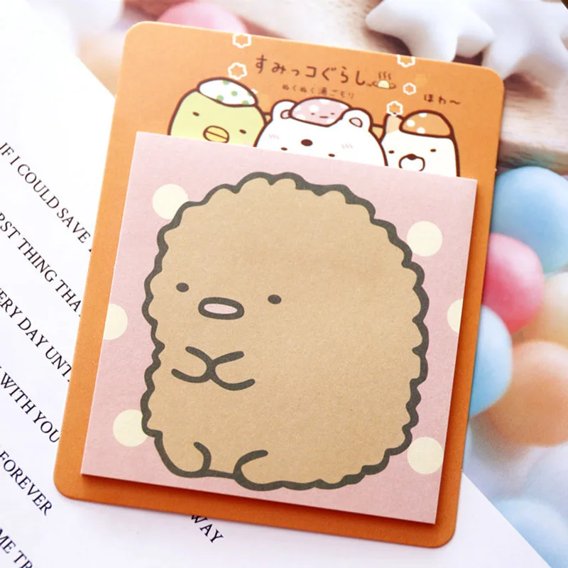 20 листов милые Sumikko блокноты Kawaii липкие для детей Подарки девочек школьные