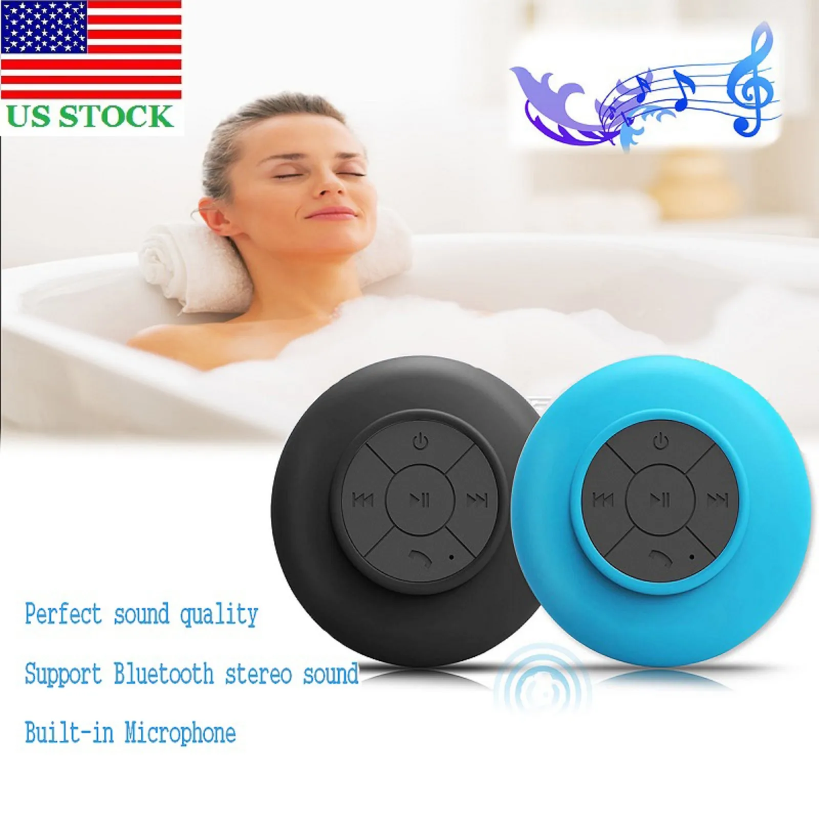 Портативный беспроводной Bluetooth-динамик водонепроницаемый динамик для душа