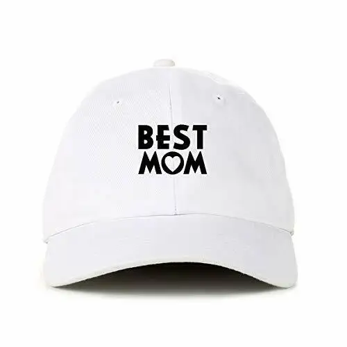 Лучшая Мама бейсболка с принтом хлопок Регулируемая папа шляпа | Аксессуары для