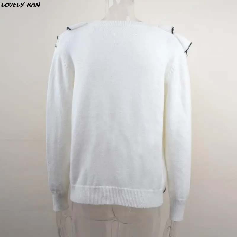 

Ruched Solid Pullover Knitted Women's Sweater Autumn Winter Long Sleeve Warm Sweaters New Fashion Casual Slim Ladies Knitwear