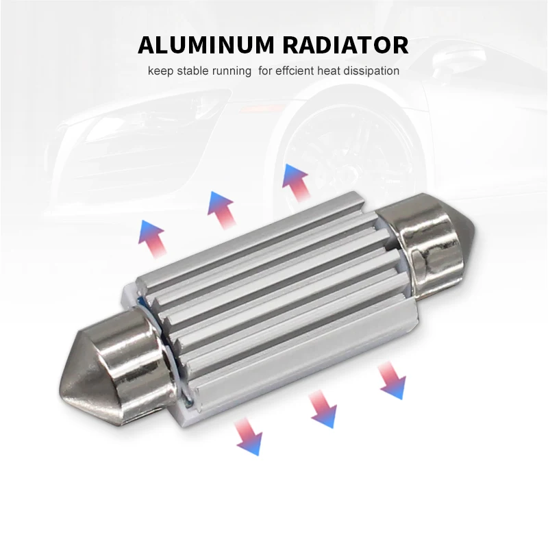 2 х 31 36-39-41 мм C5W C10W 3030 светодиодный автомобиль купольная гирлянда для интерьера чтение светильник карта лампа номерного знака Canbus Error Free 12V