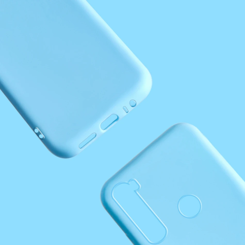Силиконовый чехол для Xiaomi Redmi Note 8 T глобальная версия мягкий карамельных цветов |