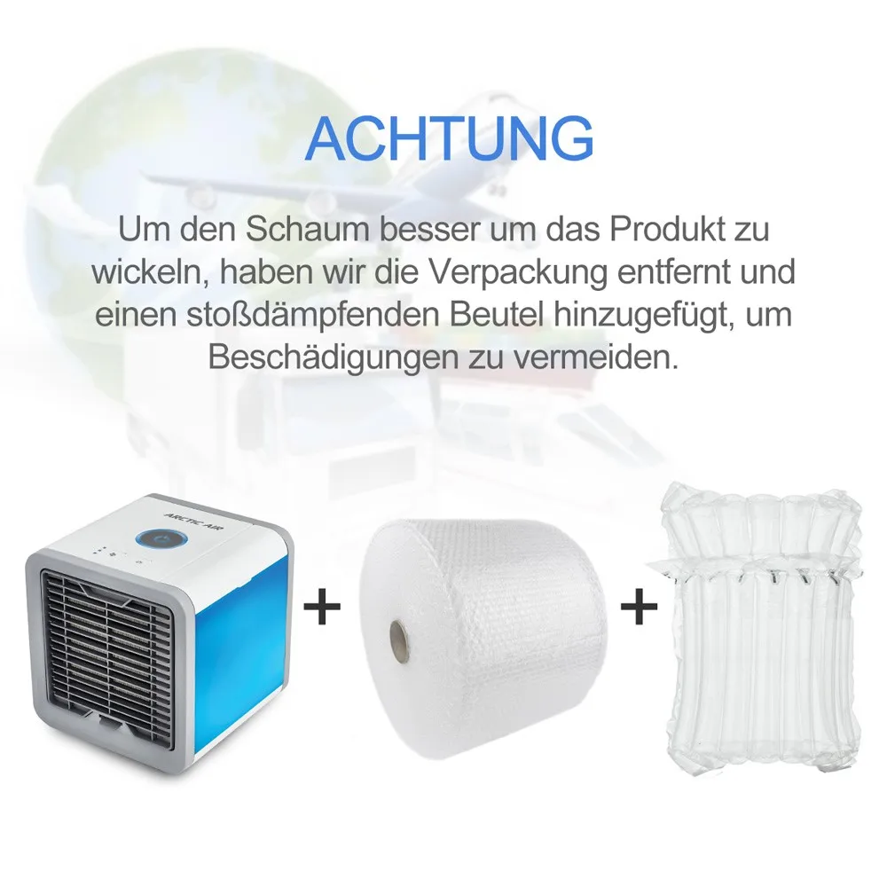 Домашний мини кондиционер портативный воздушный охладитель 7 цветов