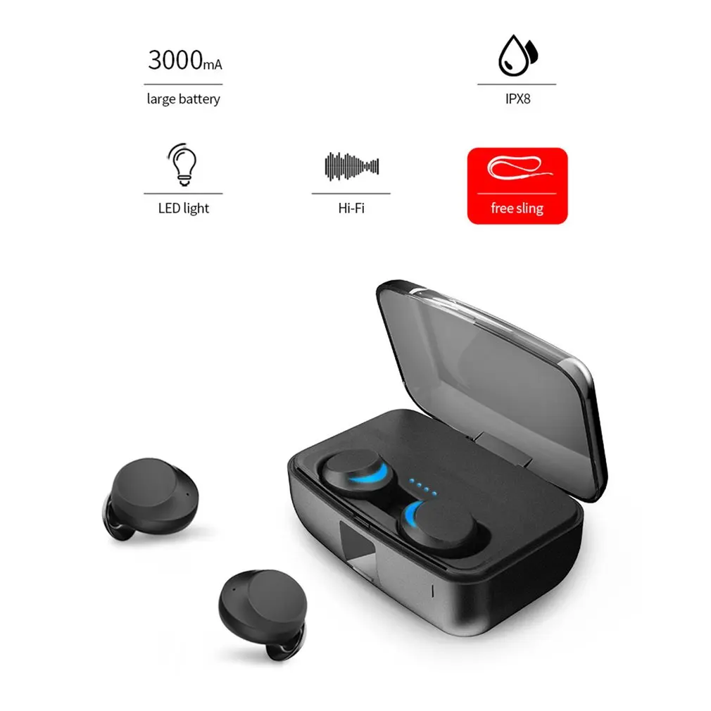 C3 беспроводные Bluetooth наушники Ipx5 водонепроницаемая Спортивная мини гарнитура