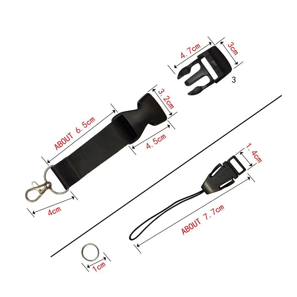 VEHICAR Auto Key Lanyard RECARO Neck Strap For ID Card Chain Mobile Phone USB Hanging Fashion Accessories |