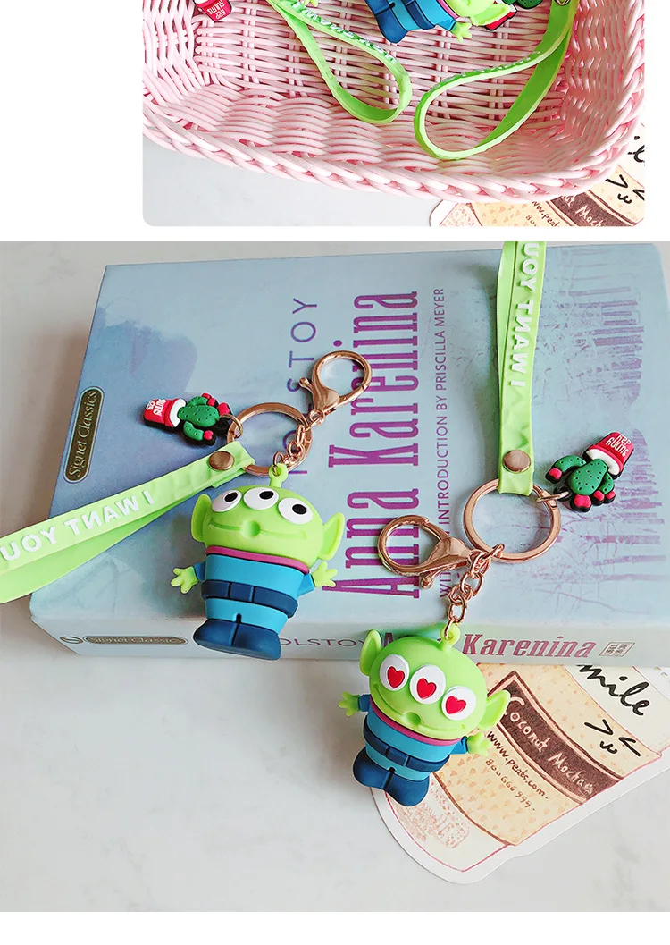 

Popular Cartoon Three - eye Doll Key Chain Personalized Customized Car Key Chain Creative Birthday Gift Key Chain