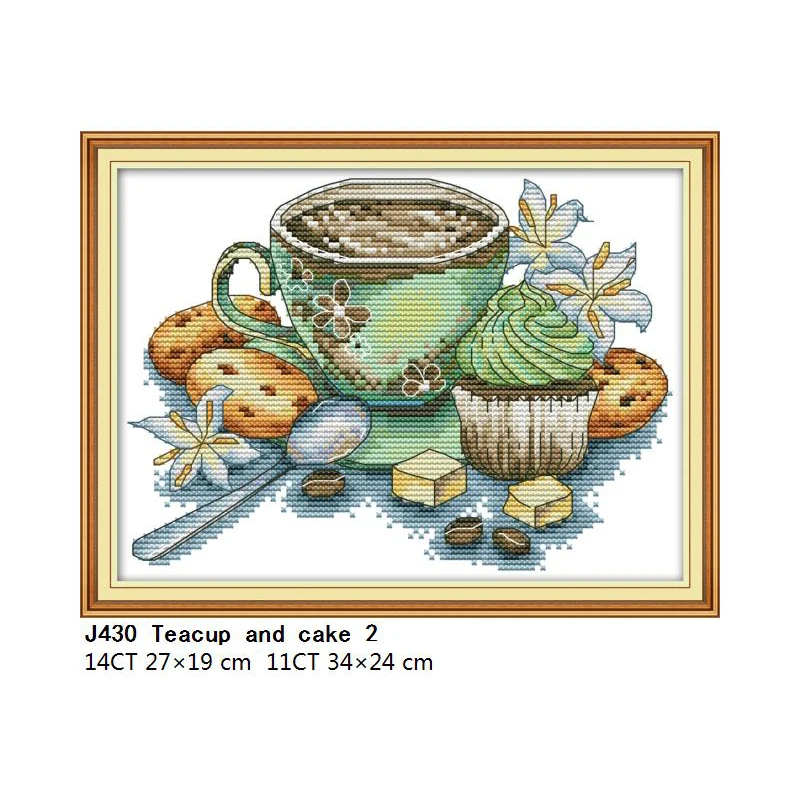 Cross Stitch-J430 Joy Suanday вышивка крестиком ткань аида цветы Счетный напечатанный холст 14CT 11CT нить DMC ручной работы Набор для вышивания набор для рукоделия - Цвет: Cross Stitch-J430