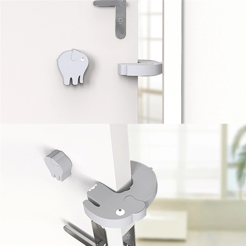 Милые животные защита для двери детей Детский замок карт новорожденных пальцев