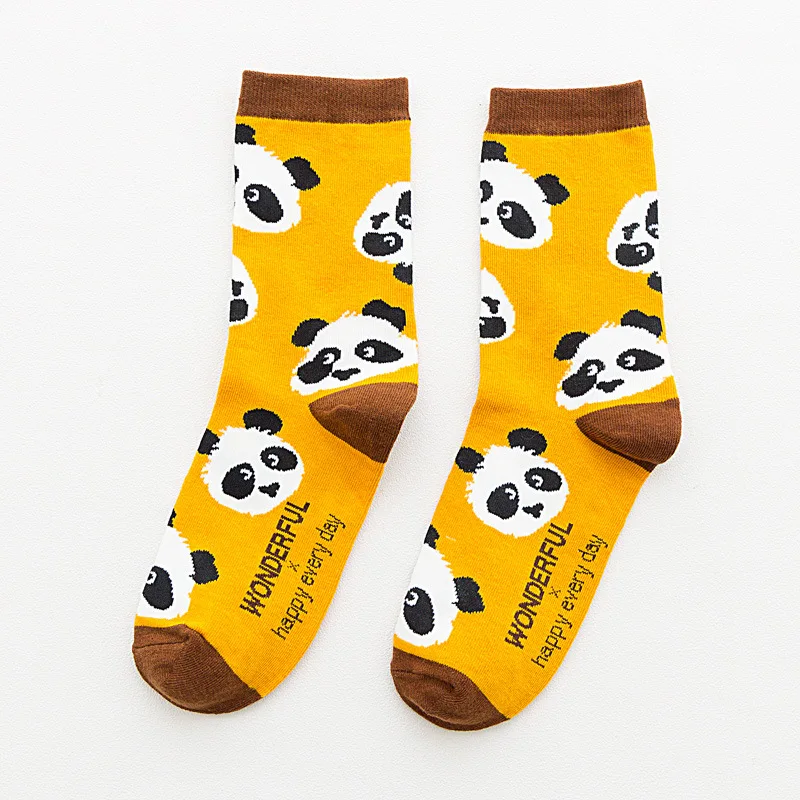 Новинка модные женские носки хлопковые новинка Kawaii пять цветов японский стиль