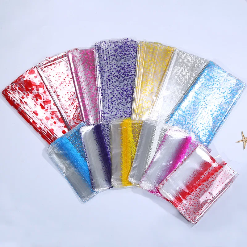 Transparent Printing Plastic Bag Plush Toy Doll Gift White/Pink/Blue/Rose Red/Yellow/Purple Universal Child Packaging | Дом и сад