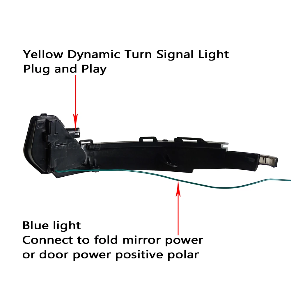 

LED Turn Signal Light Dynamic Blinker Sequential Side Wing Mirror Indicator For Audi A1 8X 2011 2012 2013 2014 2015 2016 2017