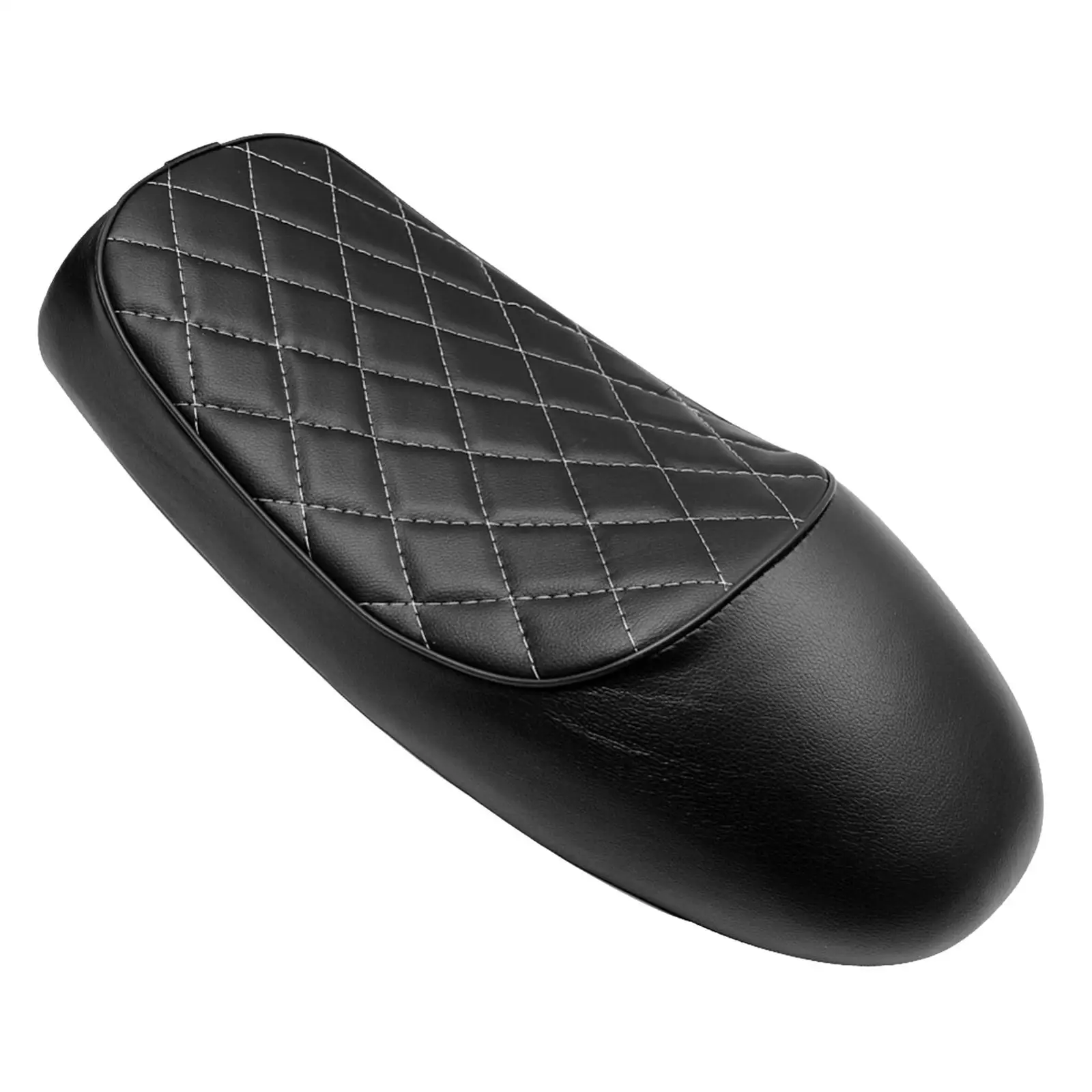 Universal Motorcycle Cafe Racer Seat Vintage Saddle Flat Pan Retro For Honda CG GB CB125/175/200/500/550 |