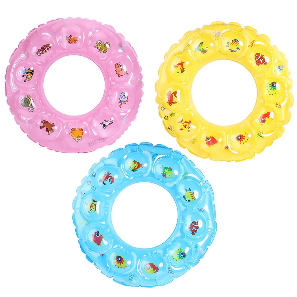 

Cute Animal Pattern Inflatable Float Swimming Rings Seat Summer Water Sports Boat Bath Toys for Baby Kids Children Gifts