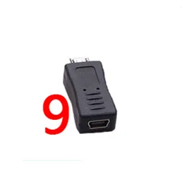 9 Несколько стилей USB OTG Mini USB Micro 5pin адаптер переходник USB мужчин и женщин Micro USB адаптер гаджеты - Цвет: 9