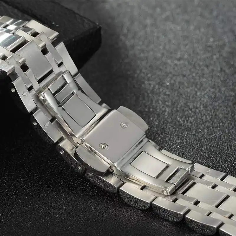 Ремешок из нержавеющей стали для apple watch band 42 мм 38 4 3 5 44 40 iwatch series Link браслет |