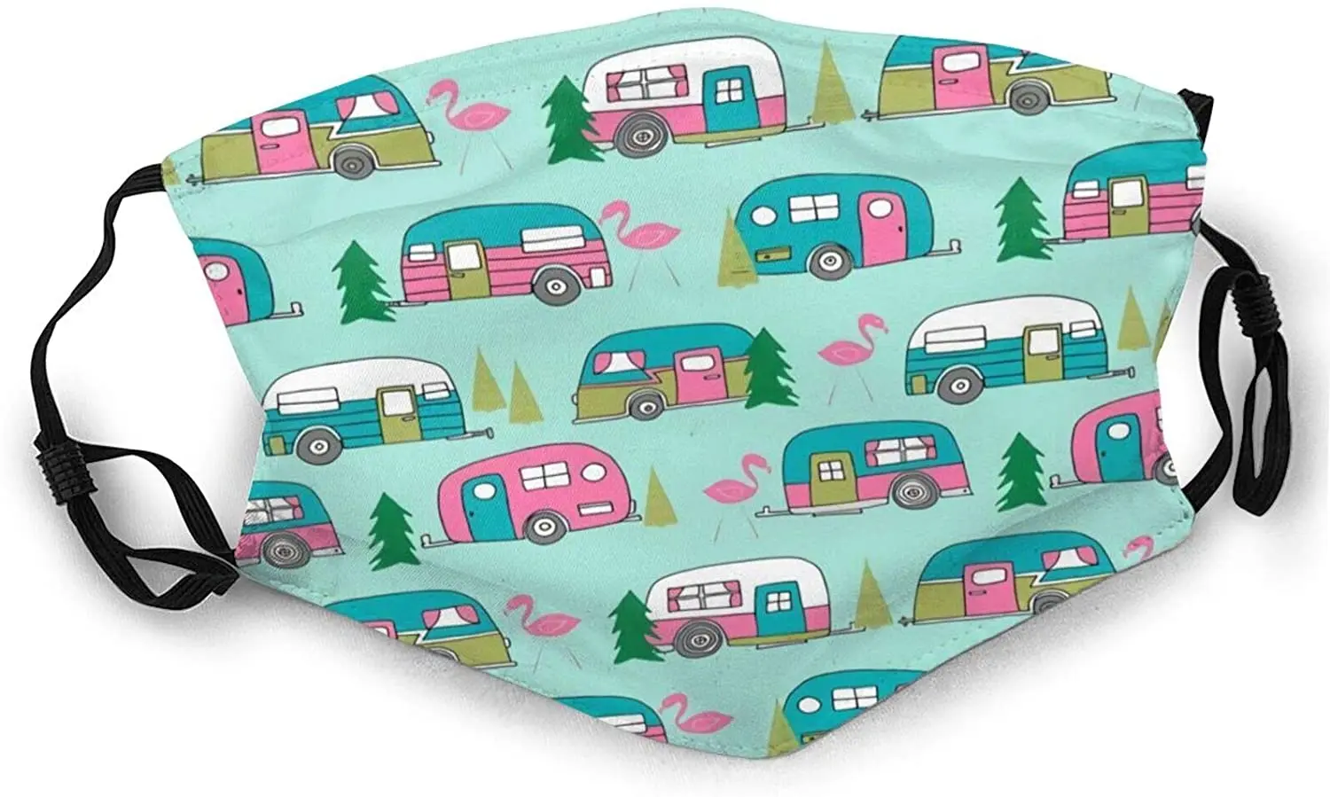 

Flamingo Car Can Be Customized and Reusable Face Mask Pm2.5 Filter Child Adult Protective Mask Fashion Mask Can Be Washed