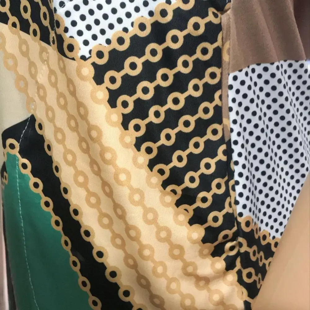 Мини-платье в стиле ретро с принтом женское модное платье высокой талией