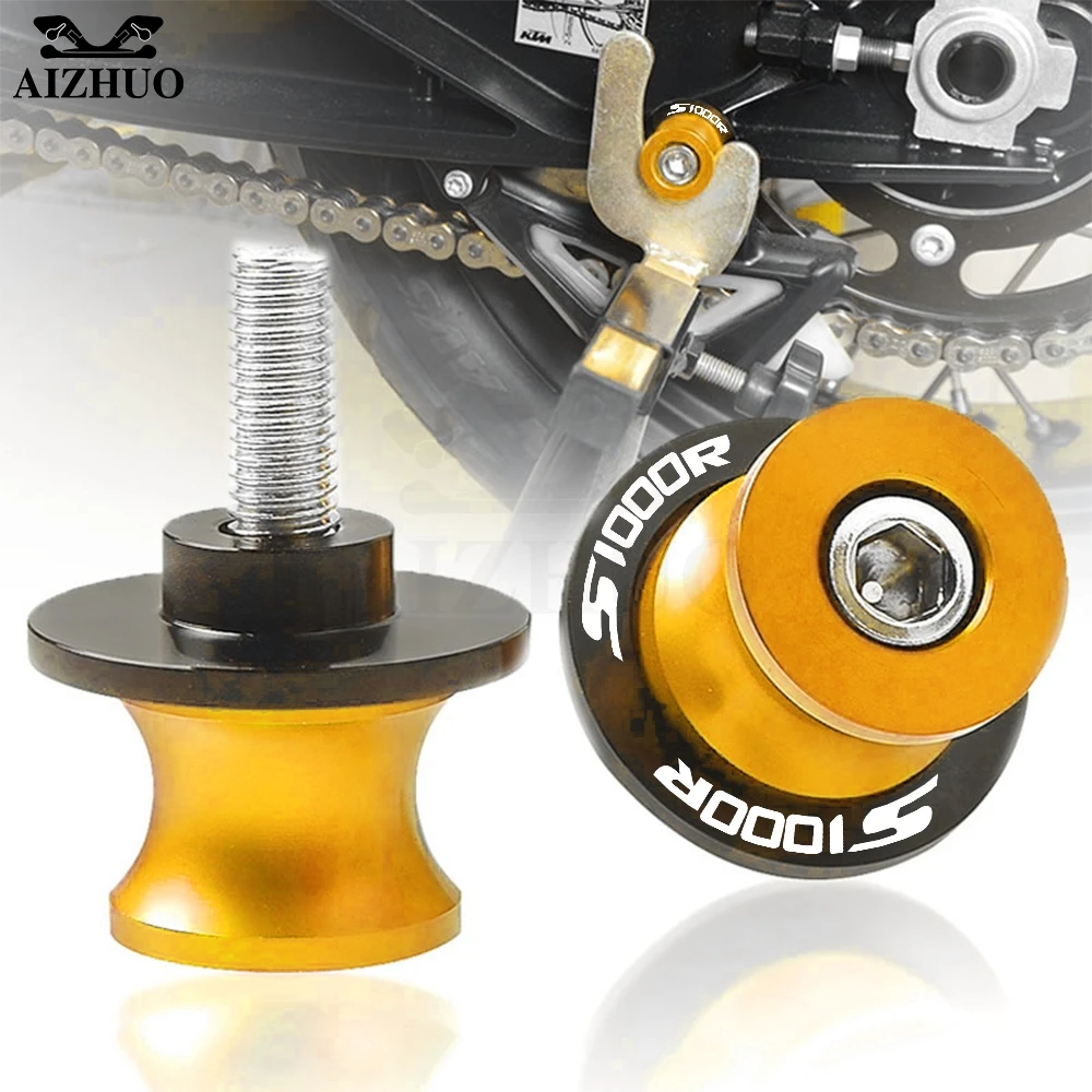 

8MM Motorcycle Accessories CNC Aluminum Swingarm Spool Slider Stand Screws FOR BMW S1000R S1000RR S 1000 R All Years 2020 2021